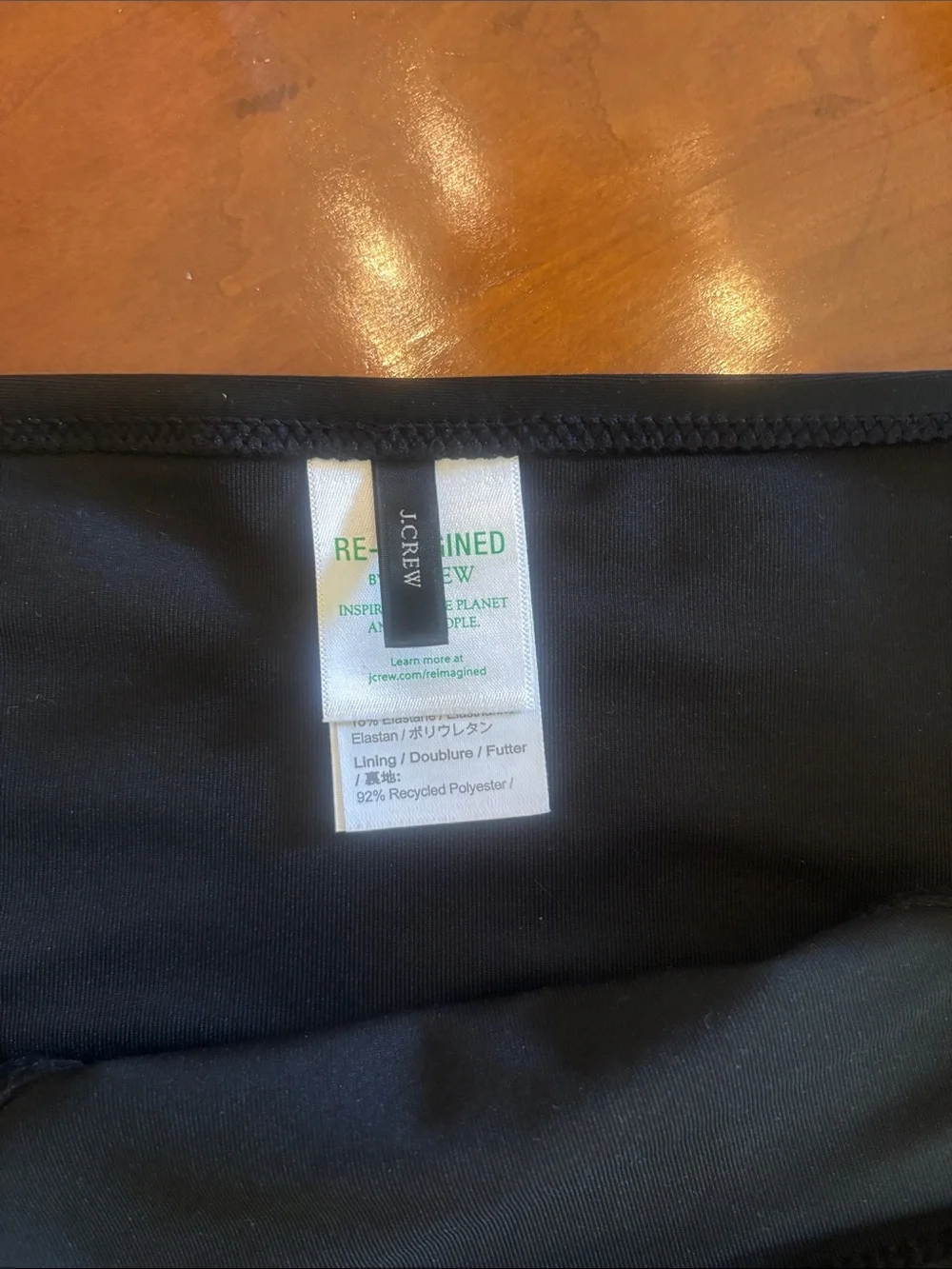 J Crew Swim Bikini Bottom Black